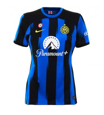 Inter Milan Replica Home Stadium Shirt for Women 2023-24 Short Sleeve